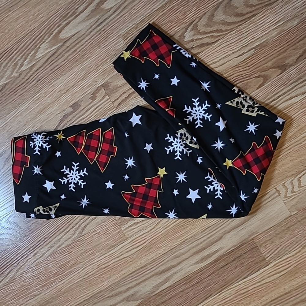Runway Ready Couture Holiday Tree Pajama Pants/Leggings